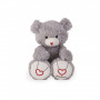 Peluche Ours Gris 31 cm