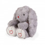 Rabbit Soft Toy, grey, 38 cm