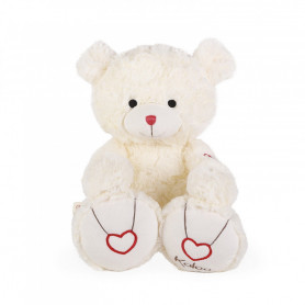 Peluche Ours Crème 38 cm