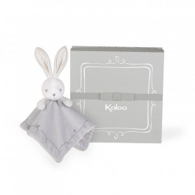 Doudou Poncho Lapinou Gris 20 cm