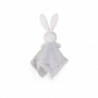 Doudou Poncho Lapinou Gris 20 cm