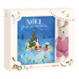 Coffret de Noël avec un livre et Sylvain le lapin