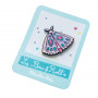 Enamelled pin brooch - Butterfly