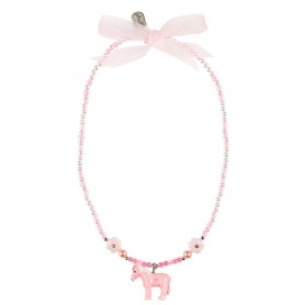 Collier Cira, poney rose - Accessoire pour les filles