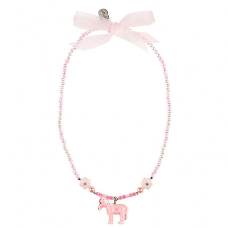 Collier Cira, poney rose - Accessoire pour les filles