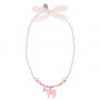 Necklace Cira, pink pony - Accessory for girls