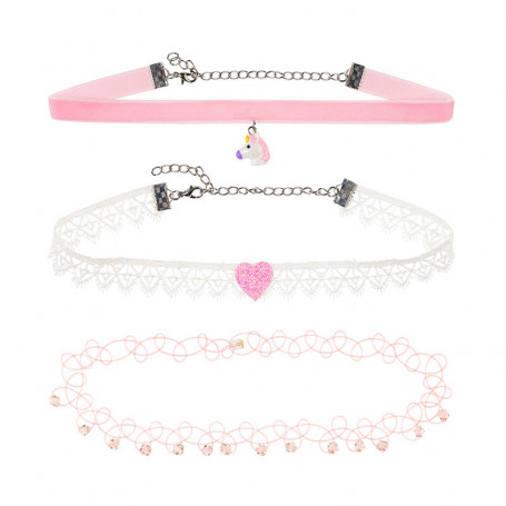 Colliers ras-du-cou Lone, rose - Accessoire pour les filles