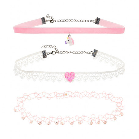 Necklaces, pink - Accessory for girls