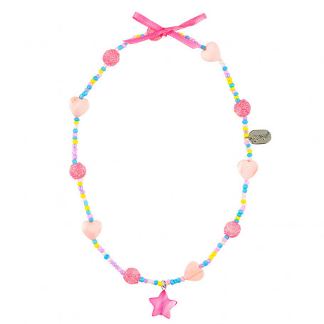 Collier Karina, étoile de mer rose - Accessoire pour les filles