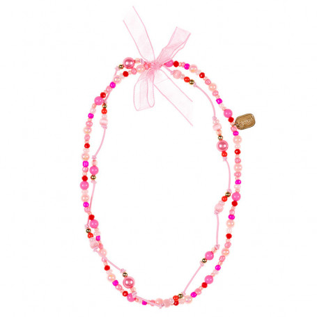 Collier Trixy, rose fuchsia - Accessoire pour les filles