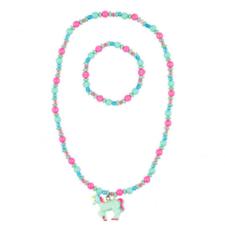 Collier et Bracelet Aike, licorne - Accessoire pour les filles