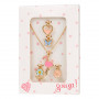 Necklace & charms, gold - Accessory for girls