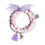 Bracelet Evelina, lilac - Accessory for girls
