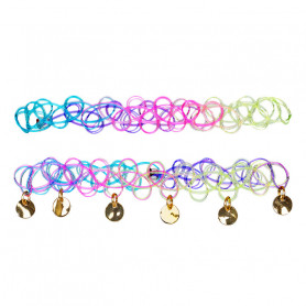 Bracelets Yola, multicolored with medallions - Accessory for girls