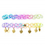 Bracelets Yola, multicolore à coeurs - Accessoire pour les filles