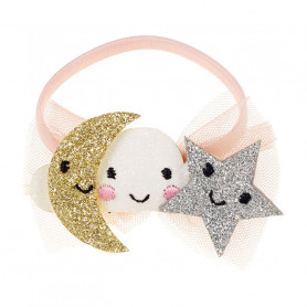 Clara Hair elastic, star and moon - Accessory for girls