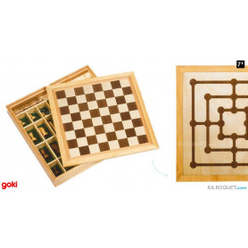 Coffret 3 jeux échecs