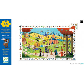 Puzzle observation Les contes 54 pièces