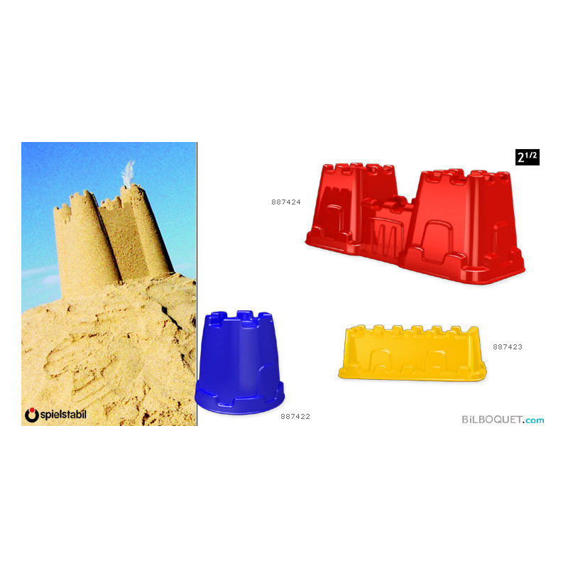 Set De Jouets De Plage Pour Enfants - 8 Pièces Colorées (seau, Pelles, Moules) - Pour Château De Sable