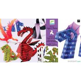 Paper toys Dragons et chimères Design by Arthur Leboeuf