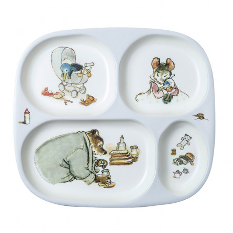 4 Compartments serving tray - Ernest & Célestine