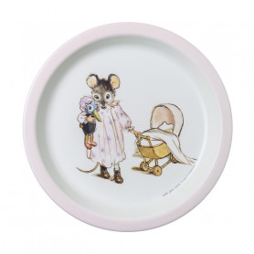 Pink Baby plate - Ernest & Célestine