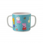 Double-handled cup with removable lid - Peppa Pig