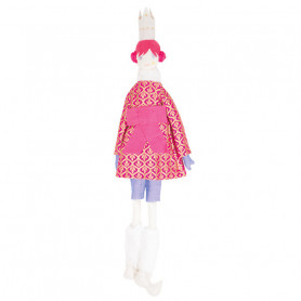 Queen Doll - Les Cocozaks - pink bun, beige crown