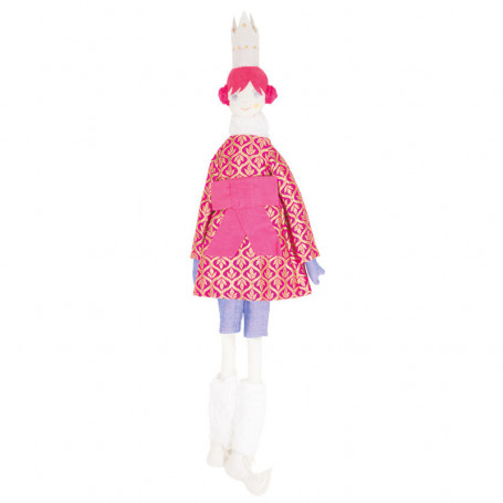 Queen Doll - Les Cocozaks - pink bun, beige crown