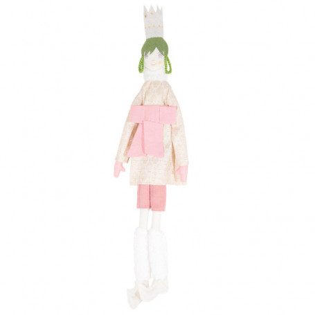 Queen Doll - Les Cocozaks - green mat, beige crown