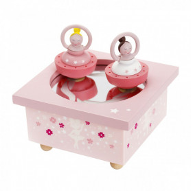 Pink ballerina Musical Wooden Box