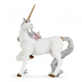 Licorne argentée - Figurine Papo