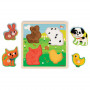 Tactile Puzzle My First Animals (4 pieces)