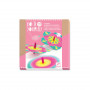 Do It Yourself flowers - 4 spinning top ans 18 discs to colours in