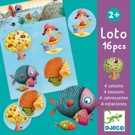 Loto 4 saisons - Jeu d'association d'images et de langage