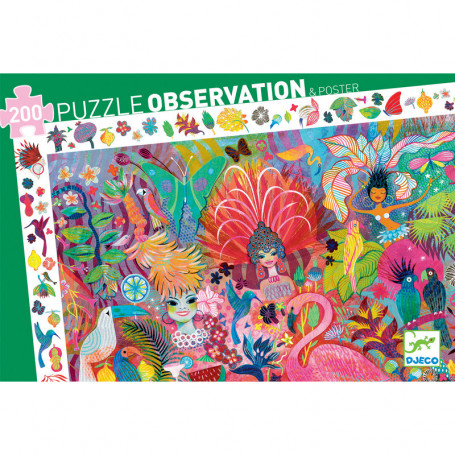 Observation Puzzle Rio Carnaval 200 pieces