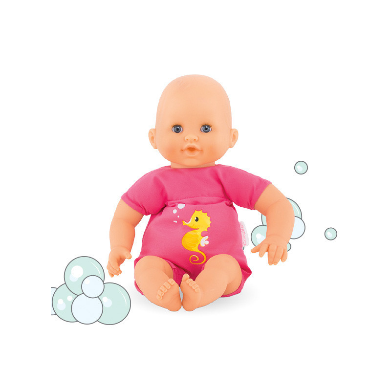 Baby Doll Bath Plouf Fuchsia Mon Premier Poupon Corolle 30 Cm