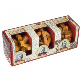 Great Minds Set of 3 - Halley, Galileo and Kepler - professor puzzle
