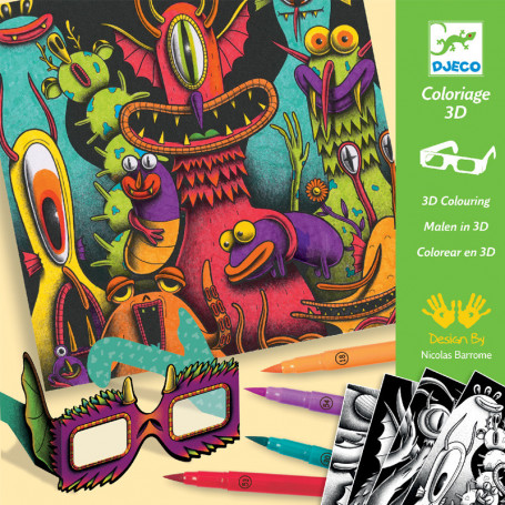 3D Colouring - Funny Freaks