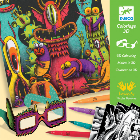 Coloriage 3D - Funny Freaks