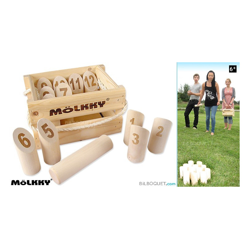 Deluxe Mölkky Finnish Outdoor Throwing Game