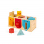 Boîte à Formes Géométriques - jouet d'éveil en bois