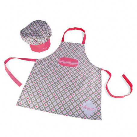 Macaron Apron + Chef Hat