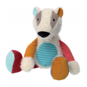 Peluche bébé Blaireau - Patchwork Sweety