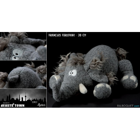 Peluche Beast Eléphant François Firlefant