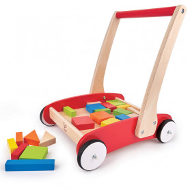 Trolley with blocks