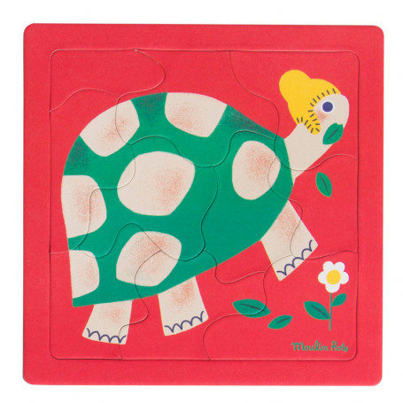 Turtle puzzle - 10 pieces