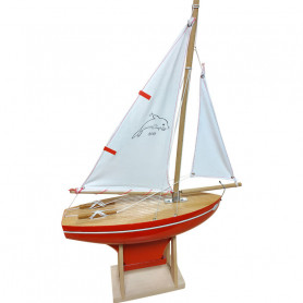 Sailboat 400 - right keel with red hull