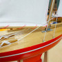 Sailboat 400 - right keel with red hull