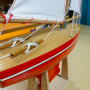 Sailboat 400 - right keel with red hull